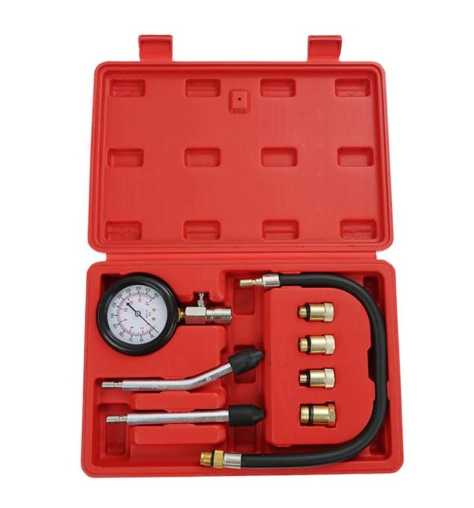 Pressure Gauge Compressor Gauge Meter Kit Compression Tester 0-21Bar ...