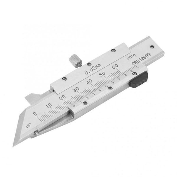 0-6mm Vernier Chamfer Caliper Chamfer Gage 15° 20° 30° 45° 60° | ROK ...