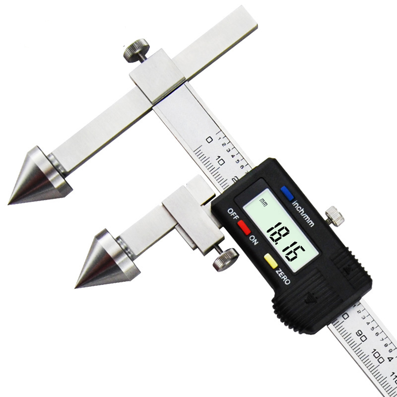 Calibrador digital de distancia central, calibrador de medición de  distancia de borde, calibrador de medición de distancia de agujeros,  calibrador